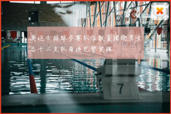 奥运会排球参赛队伍数量揭晓男女各十二支队角逐巴黎奖牌